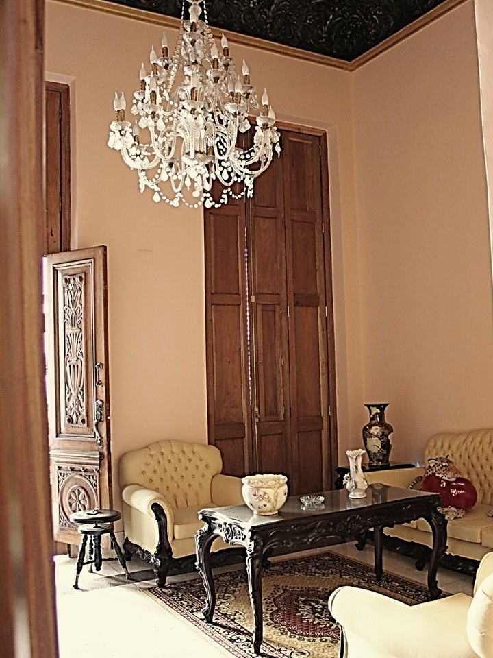 A chandelier in Havana, Cuba